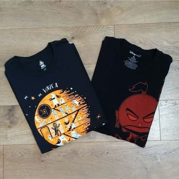 Disney Star Wars Ghoul-Actic Halloween Glow L + Disney Store Vampires Night XL - Picture 2 of 9